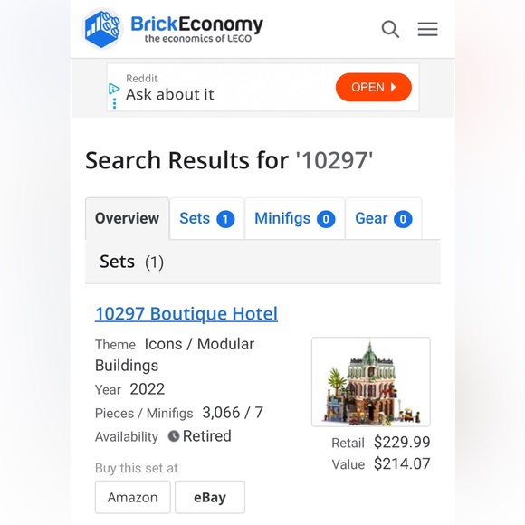 LEGO #10297 Boutique Hotel - Picture 10 of 11